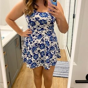 Blue Floral H&M Dress